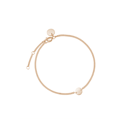 Personalized Engraved Coin Bracelet