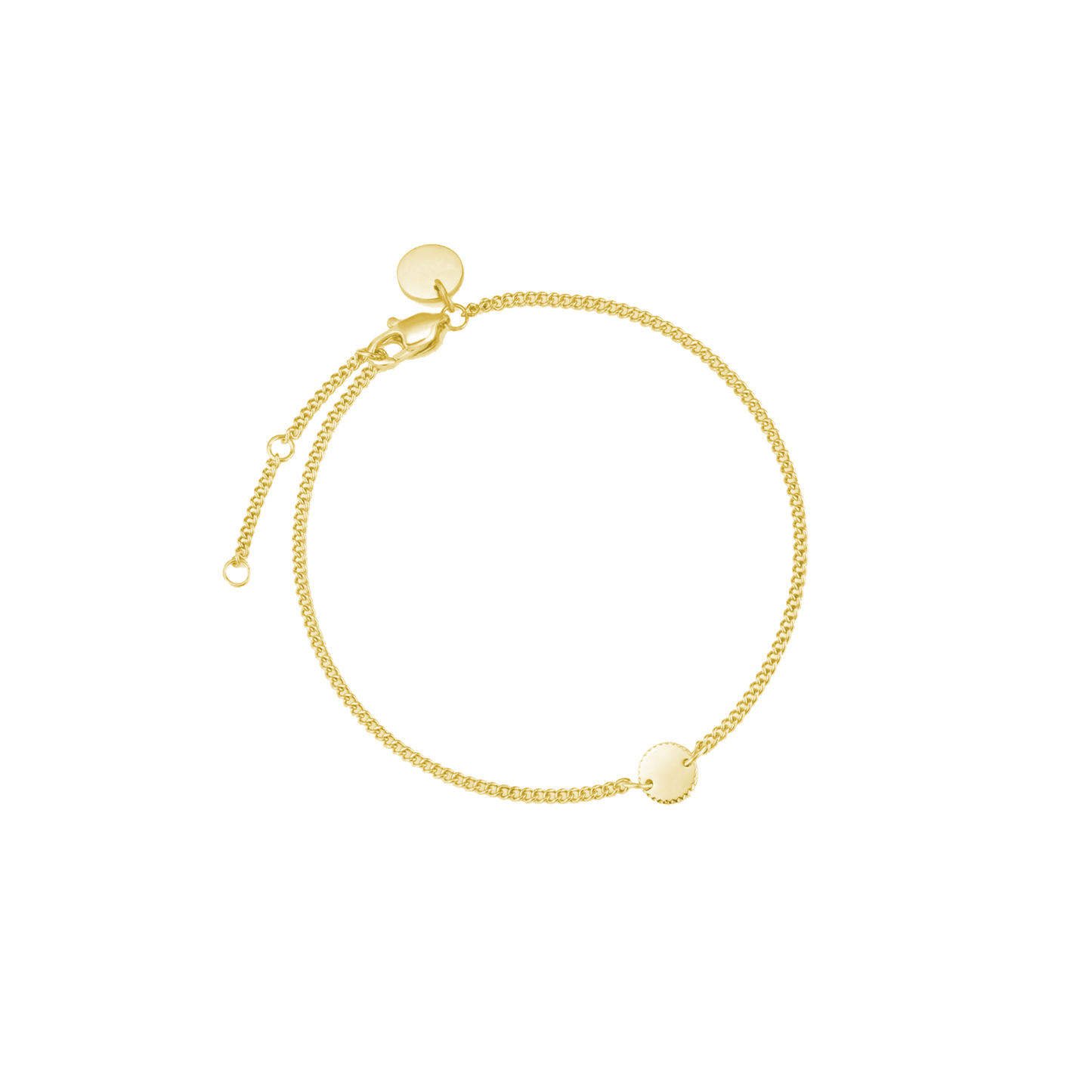 Personalized Engraved Coin Bracelet