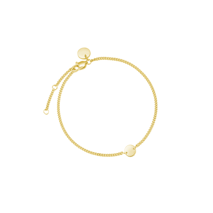 Personalized Engraved Coin Bracelet