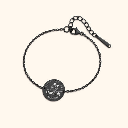 Memory Baby Print Bracelet