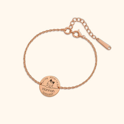 Memory Baby Print Bracelet
