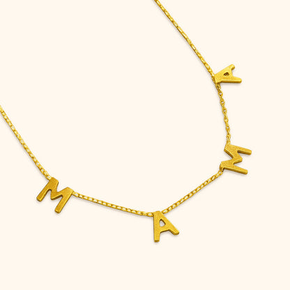 Personalized Engraved Initial Necklace