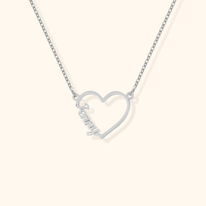 Personalized Heart Name Necklace