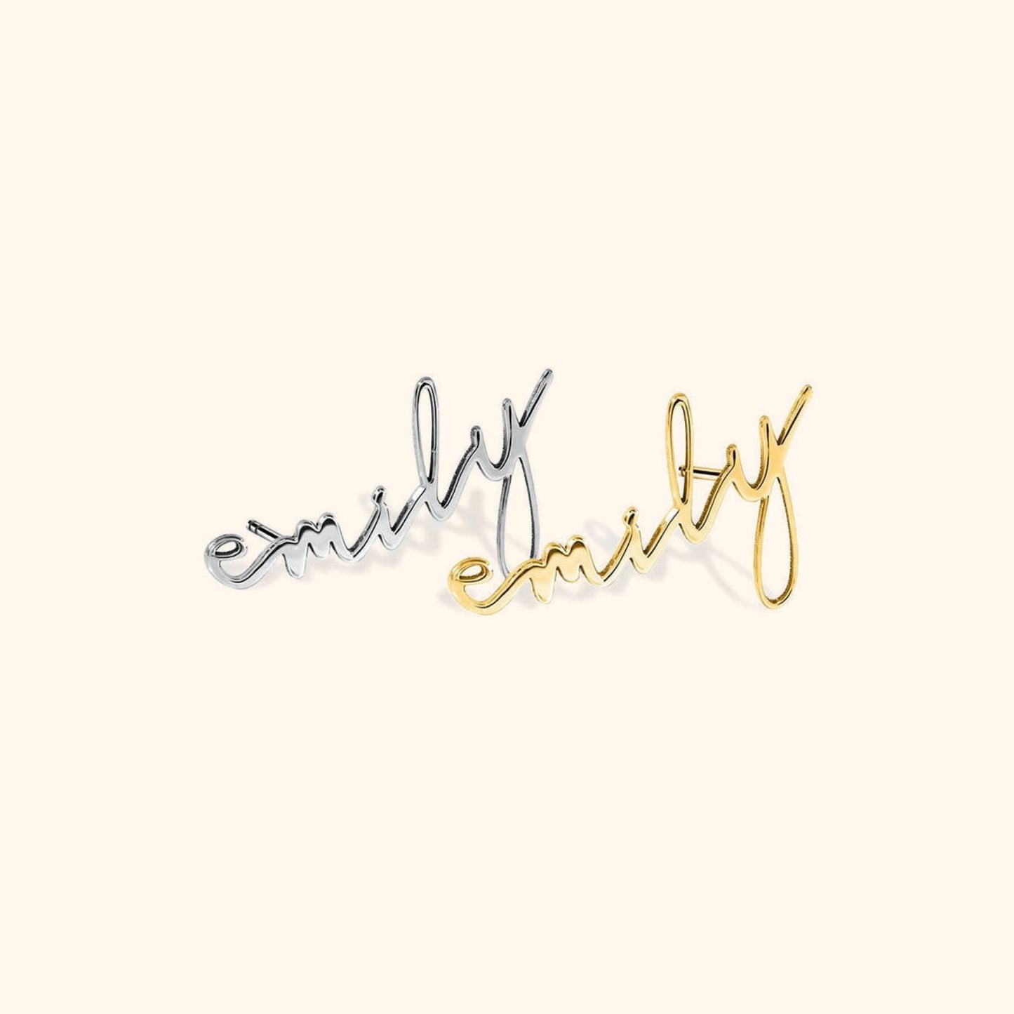 Personalized Name Earrings