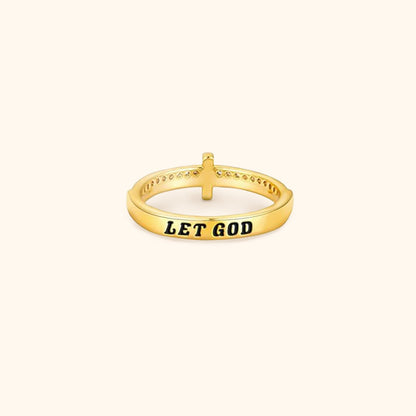 Gold Cross Ring