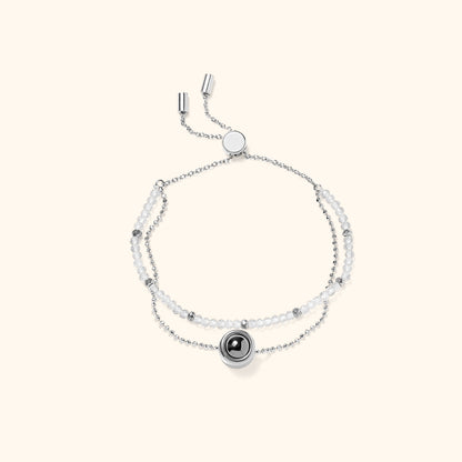 Personalized Crystal Projection Bracelet