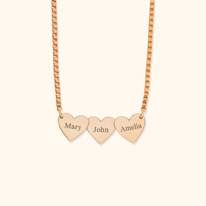 Personalized Heart-shaped Engraved Necklace
