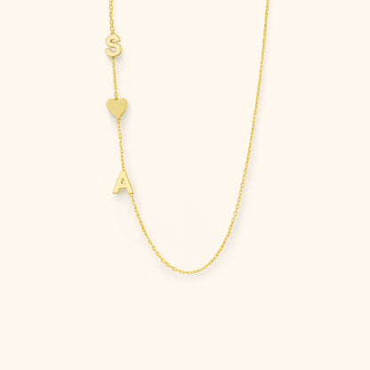 Custom Letter Initial Necklace