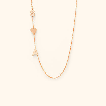 Custom Letter Initial Necklace