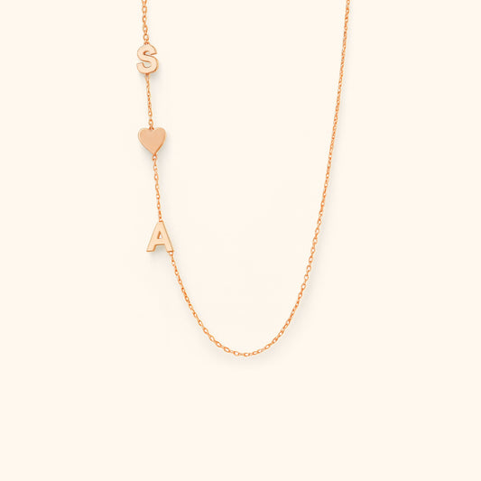 Custom Letter Initial Necklace