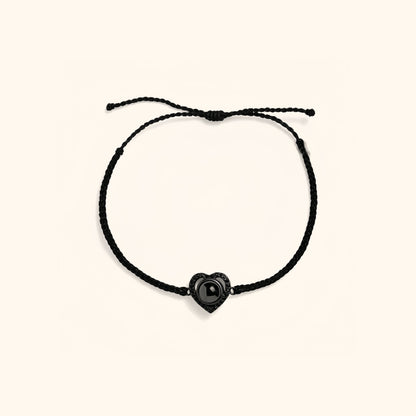 Love Memory Heart Photo Bracelet
