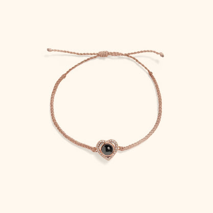 Love Memory Heart Photo Bracelet