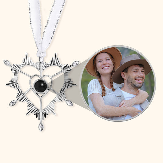 Sacred Heart Photo Christmas Ornament