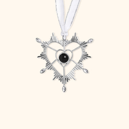 Sacred Heart Photo Christmas Ornament