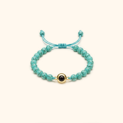 Elegant Pearl Photo Bracelet