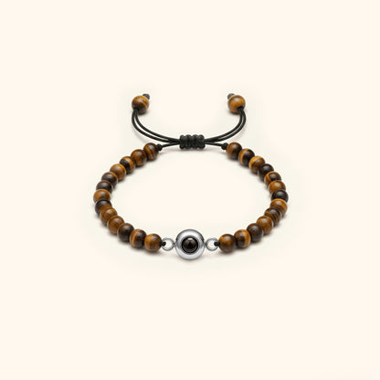 Elegant Pearl Photo Bracelet