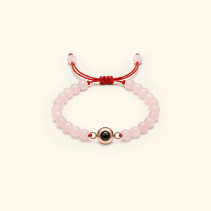 Elegant Pearl Photo Bracelet