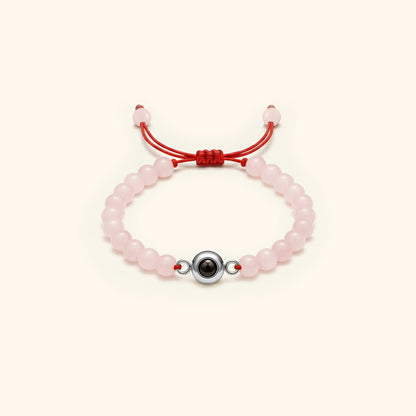 Elegant Pearl Photo Bracelet