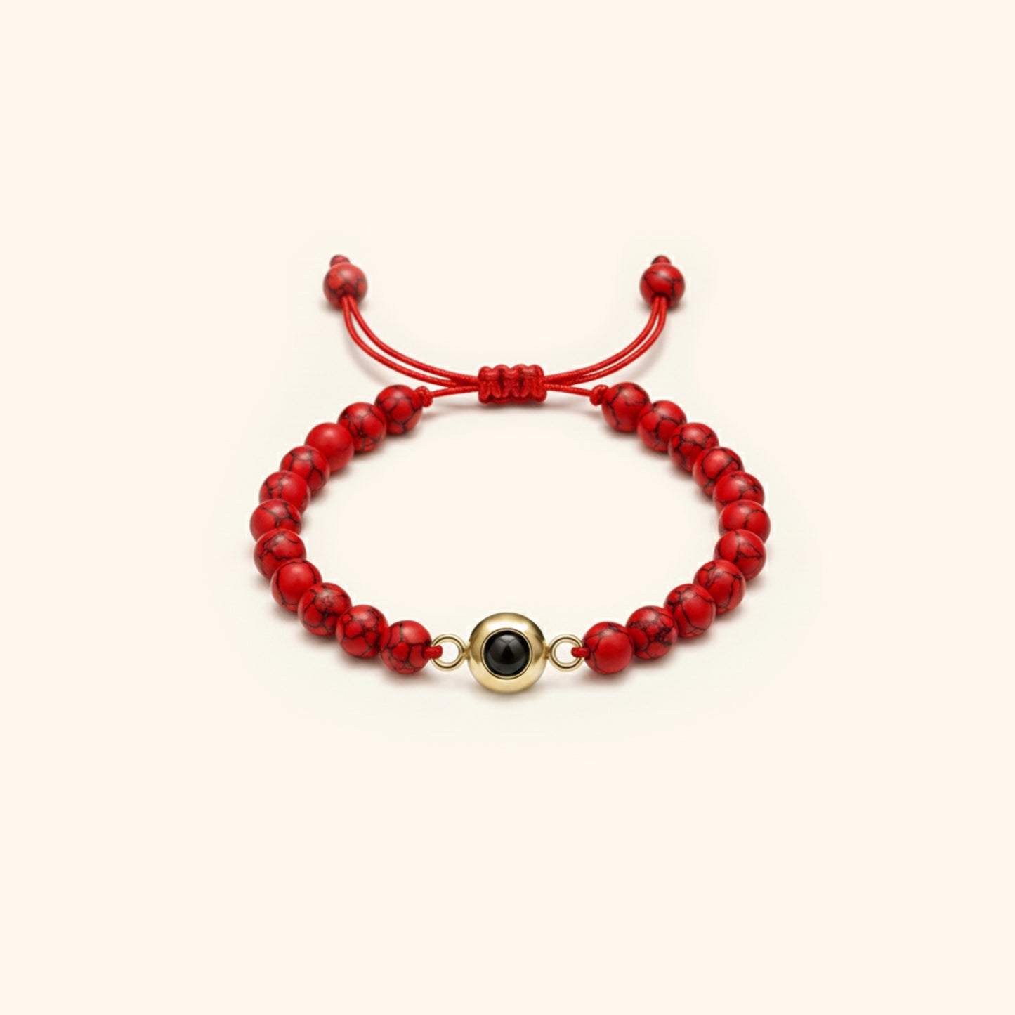 Elegant Pearl Photo Bracelet