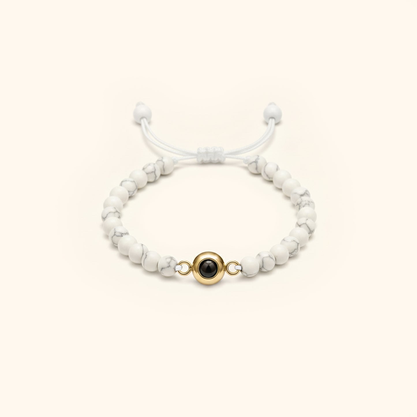 Elegant Pearl Photo Bracelet