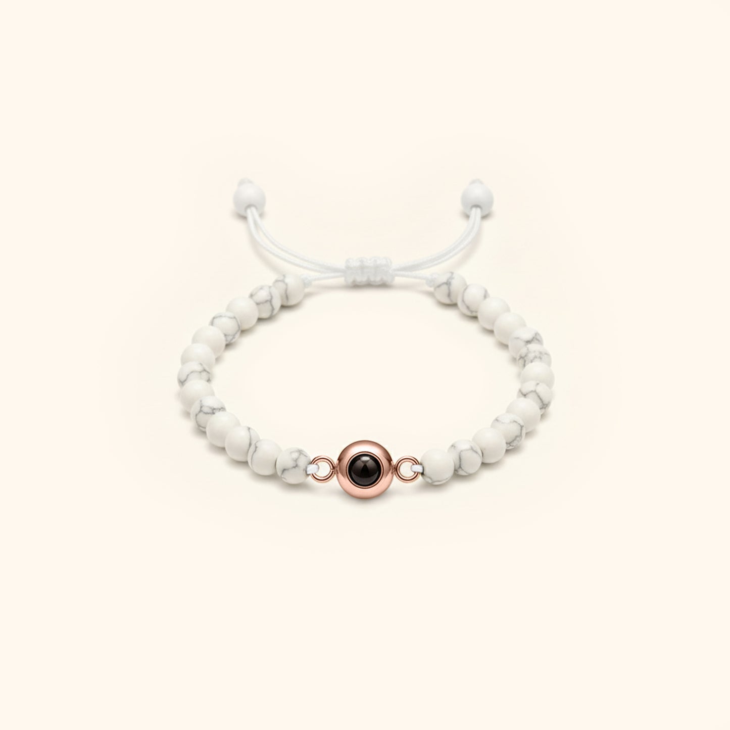 Elegant Pearl Photo Bracelet