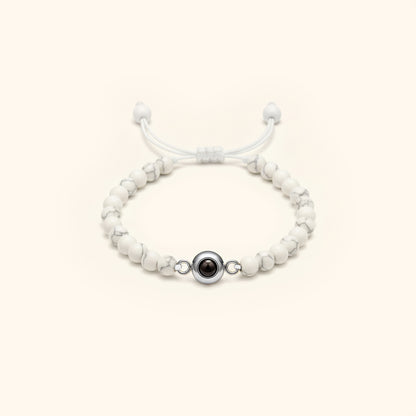 Elegant Pearl Photo Bracelet
