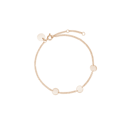 Personalized Engraved Coin Bracelet