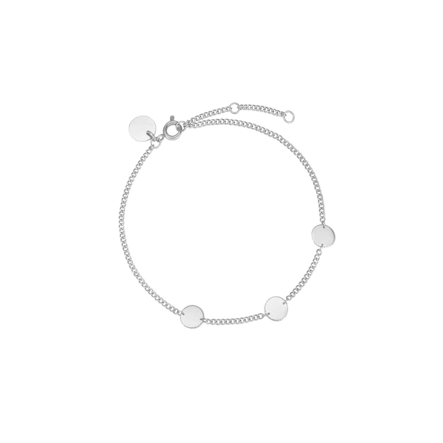 Personalized Engraved Coin Bracelet