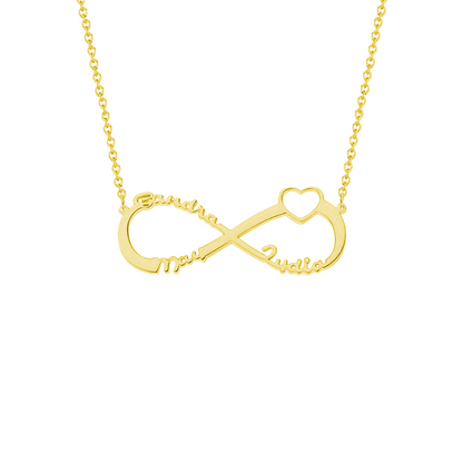 Eternity Love Name Necklace