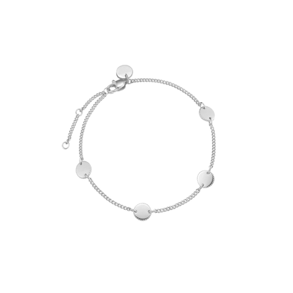 Personalized Engraved Coin Bracelet