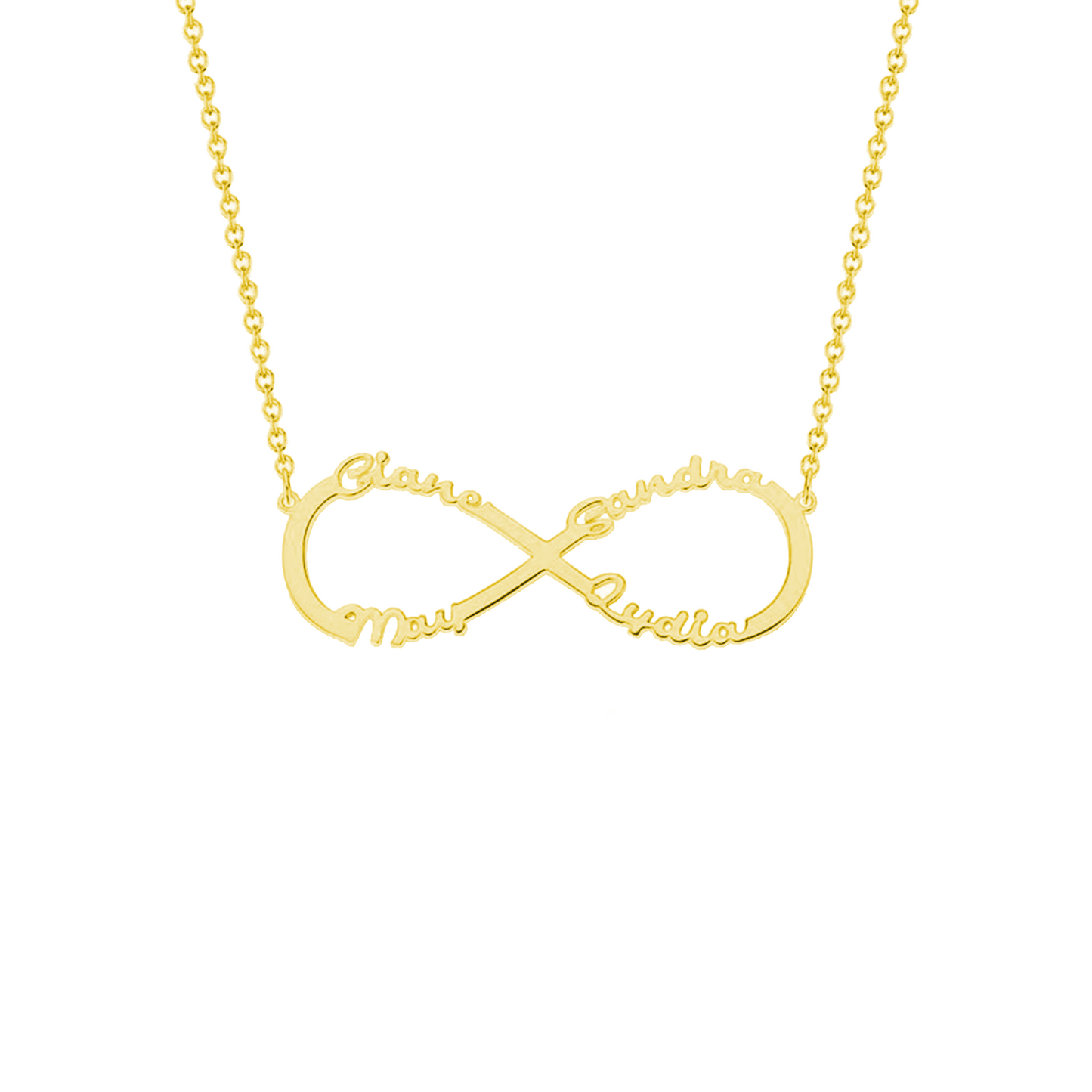 Eternity Love Name Necklace