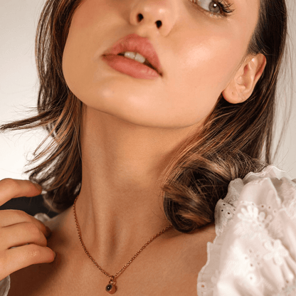 Personalised Circle Photo Necklace