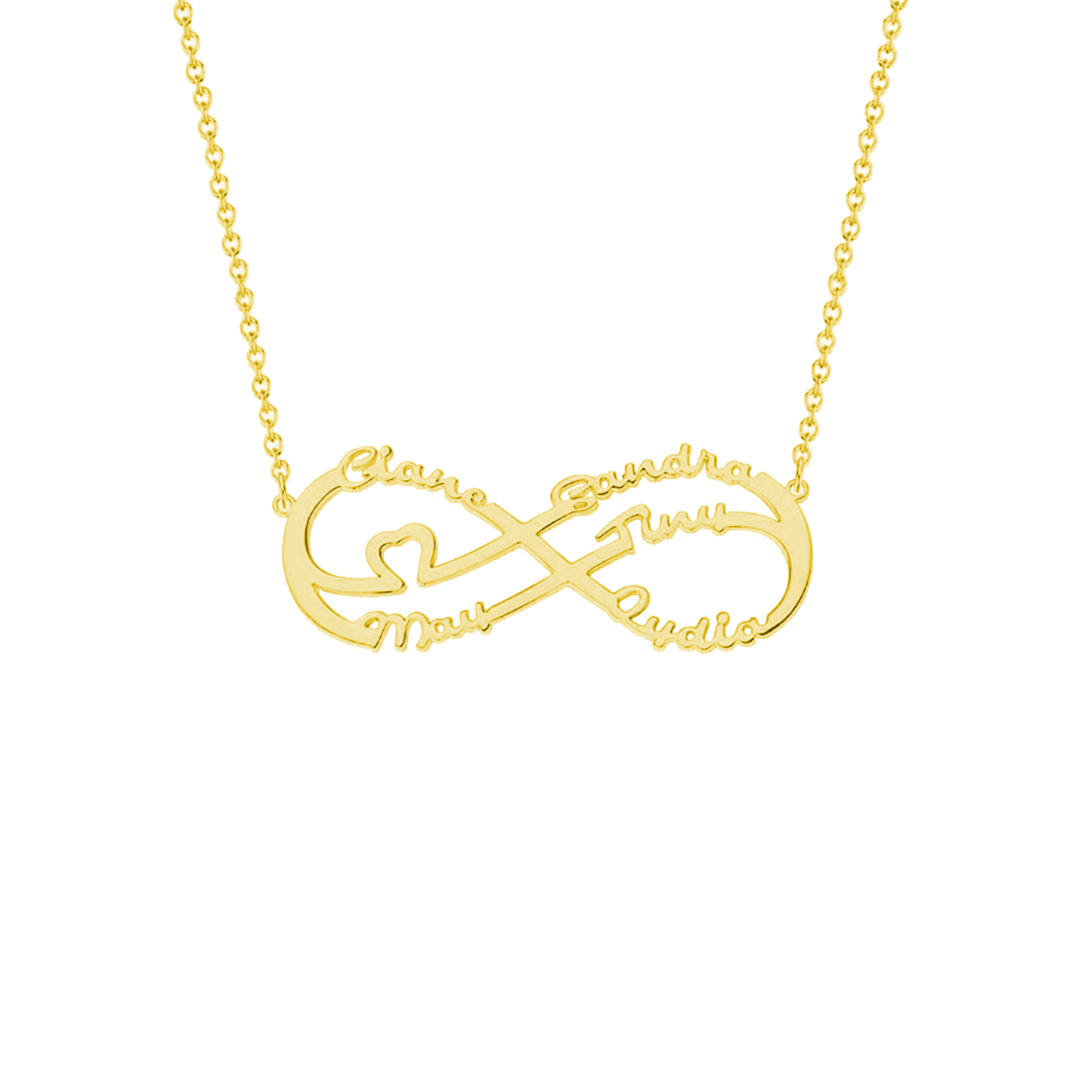 Eternity Love Name Necklace