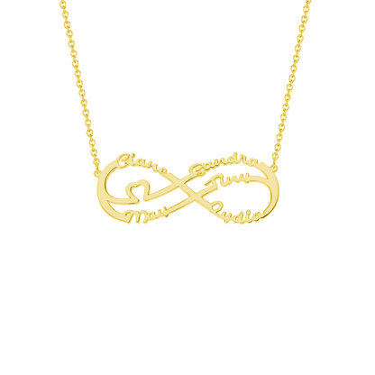 Eternity Love Name Necklace