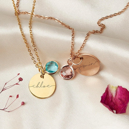 Custom Birthstone Necklace