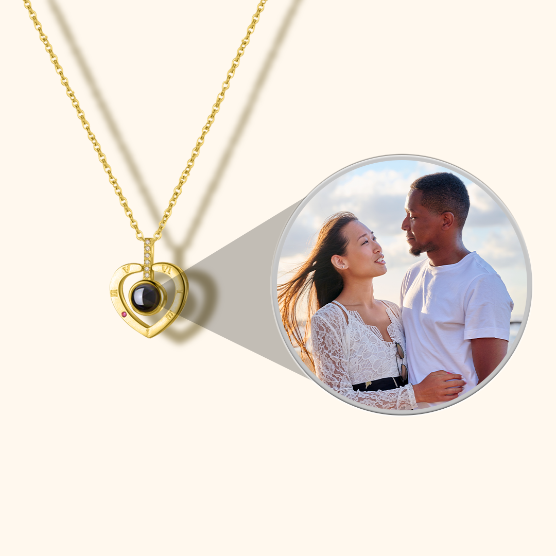 Customizable Baby Projection Charm Necklace