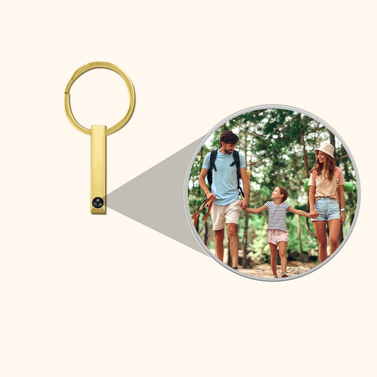 Photo Projection Life Keychain