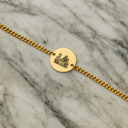 Personalized Print Bracelet