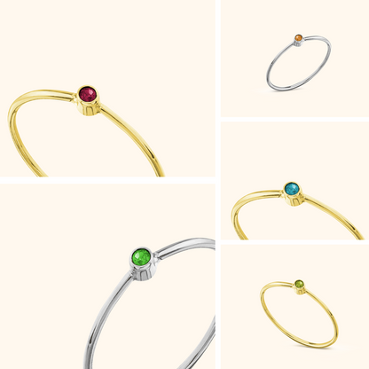 Sparkling Birthstone Ring