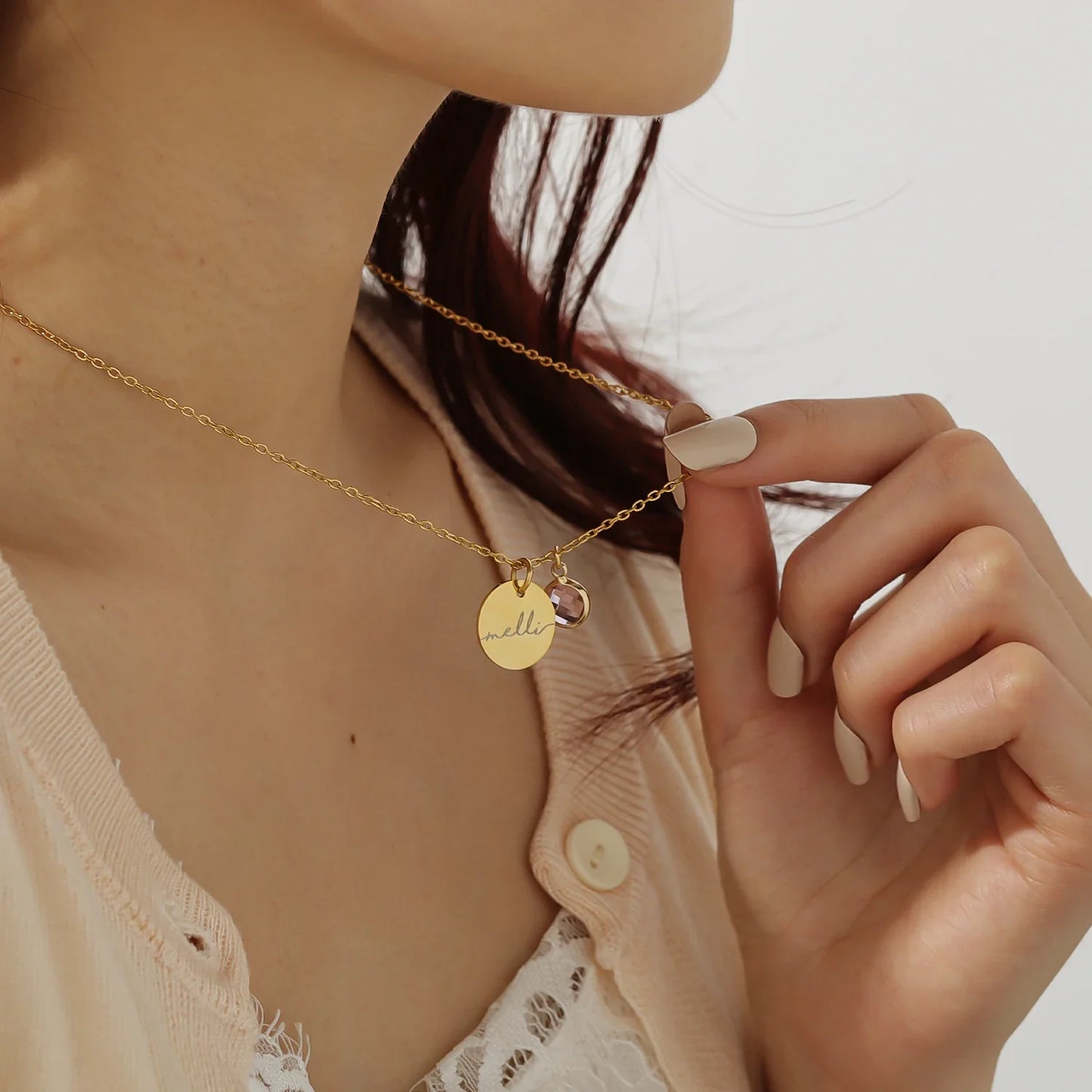 Custom Birthstone Necklace