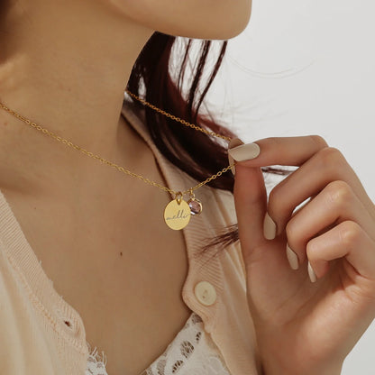 Custom Birthstone Necklace