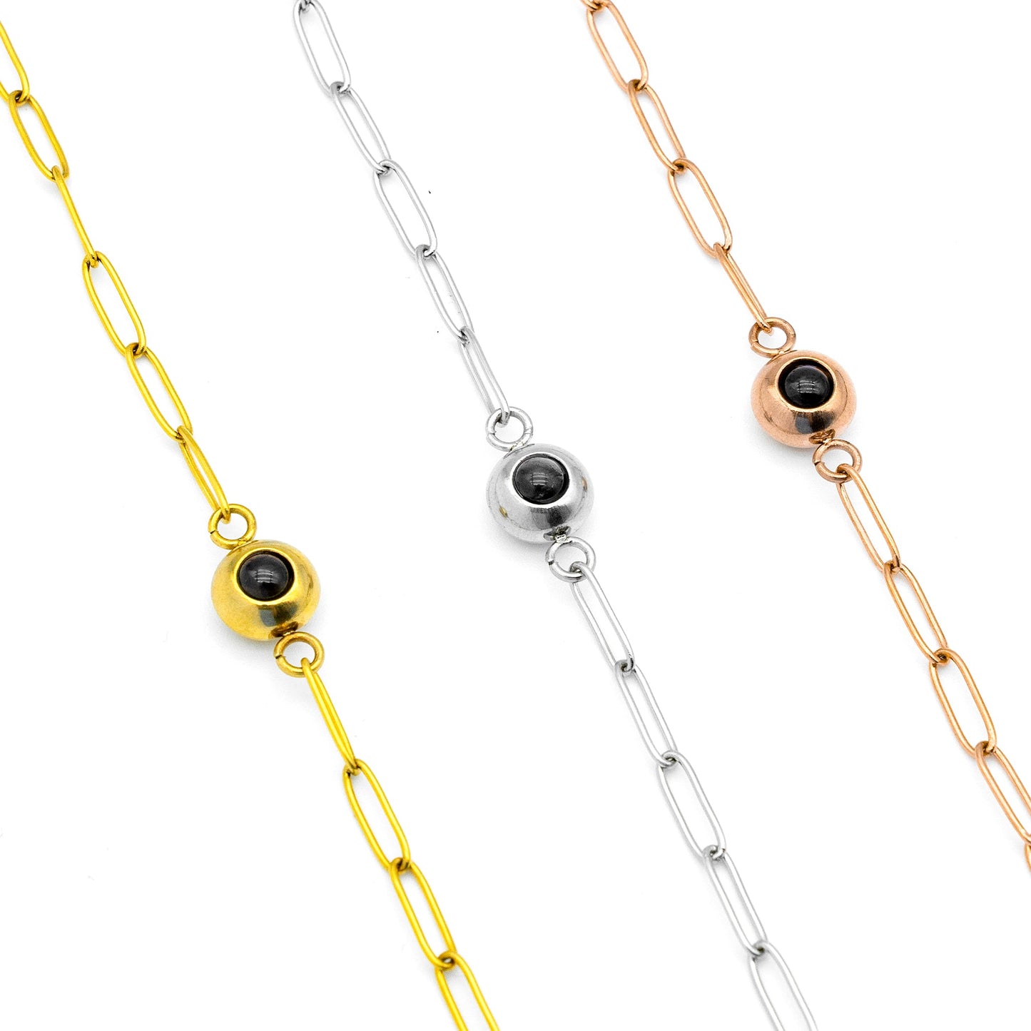 Elegant Link Chain Projection Bracelet