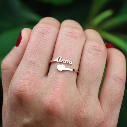 Luxury Ring With Two Names
