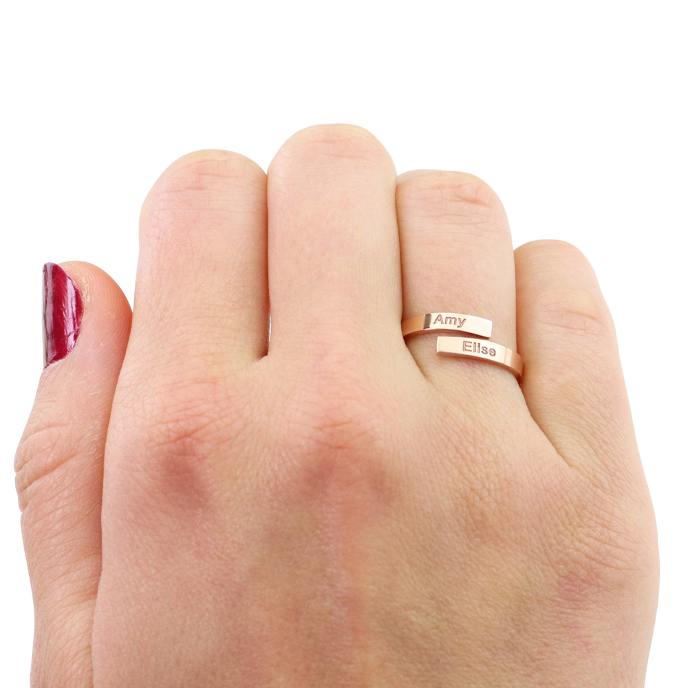 Double Chirographic Name Ring