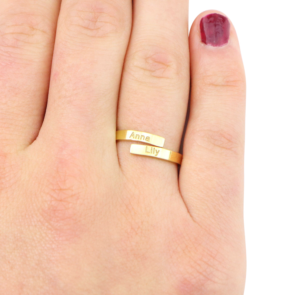 Double Chirographic Name Ring