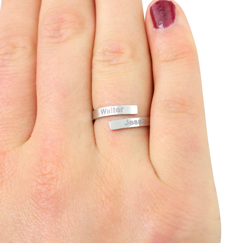 Double Chirographic Name Ring