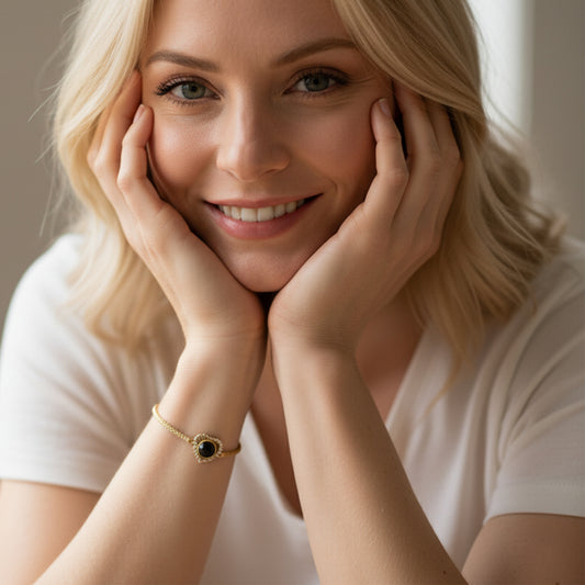 Love Memory Heart Photo Bracelet