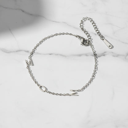 Custom Lateral Initial Bracelet
