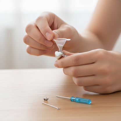 Forever Heart Urn Ring with Message Card