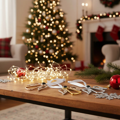 Angel Wings Photo Christmas Ornament